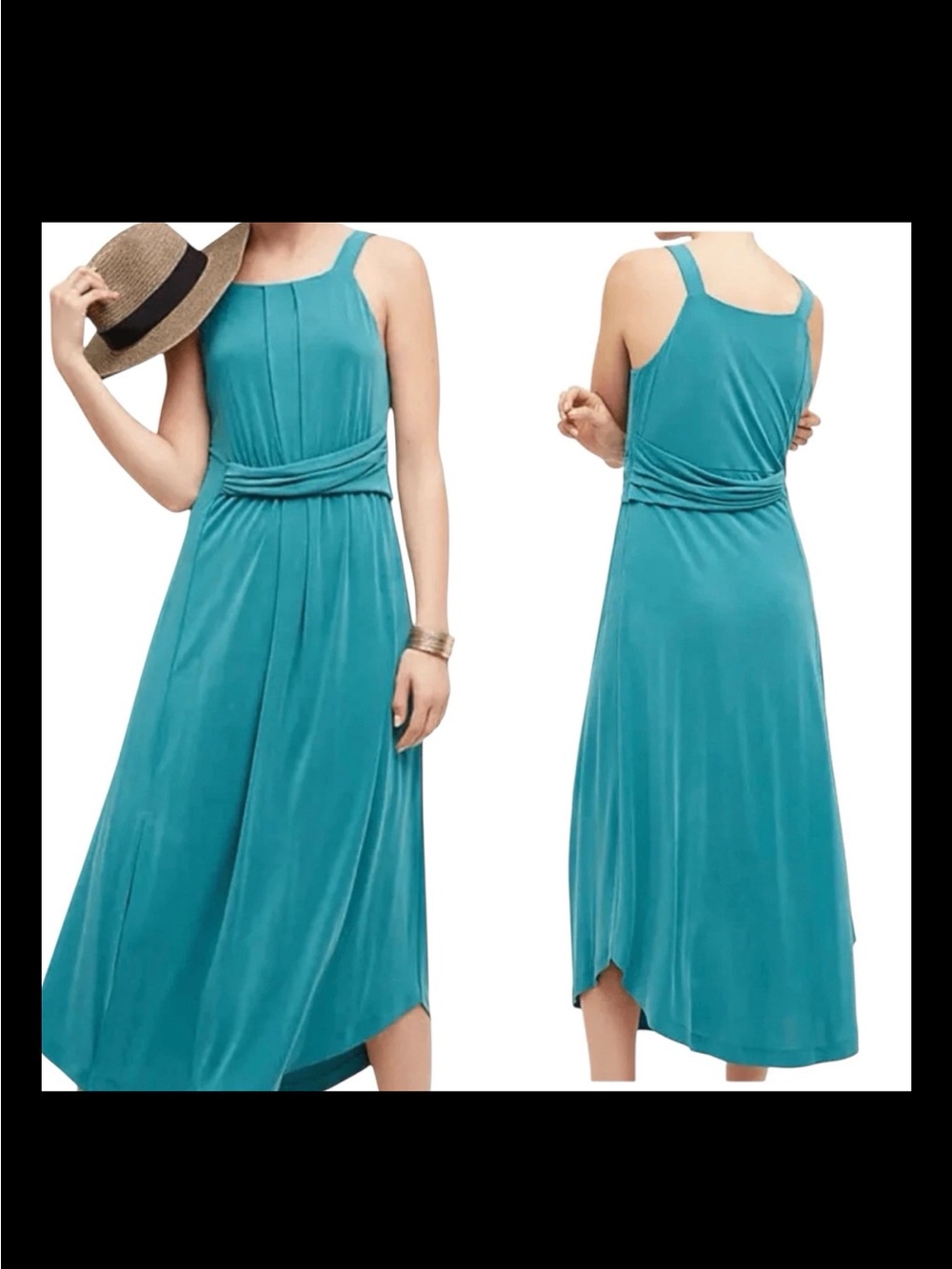 Anthropologie Maeve Azores Halter Dress EUC Size XL